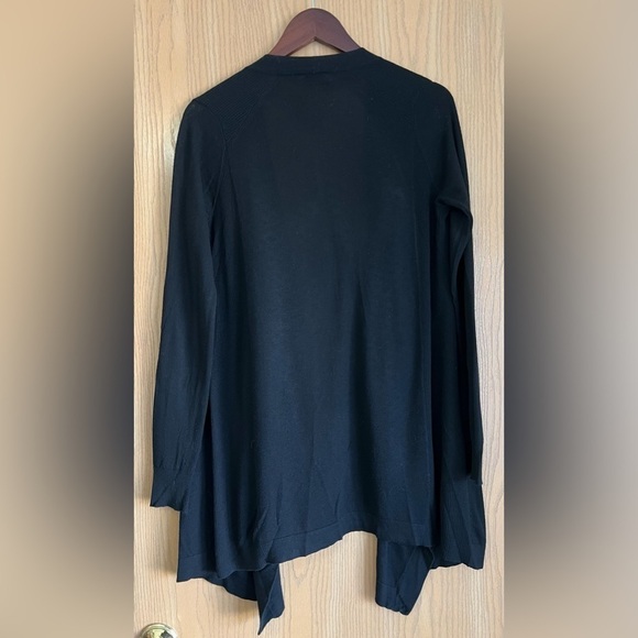 Vince Womens XS Wool Cashmere Blend Cardigan Black Open Front Long Sleeve - Picture 2 of 8